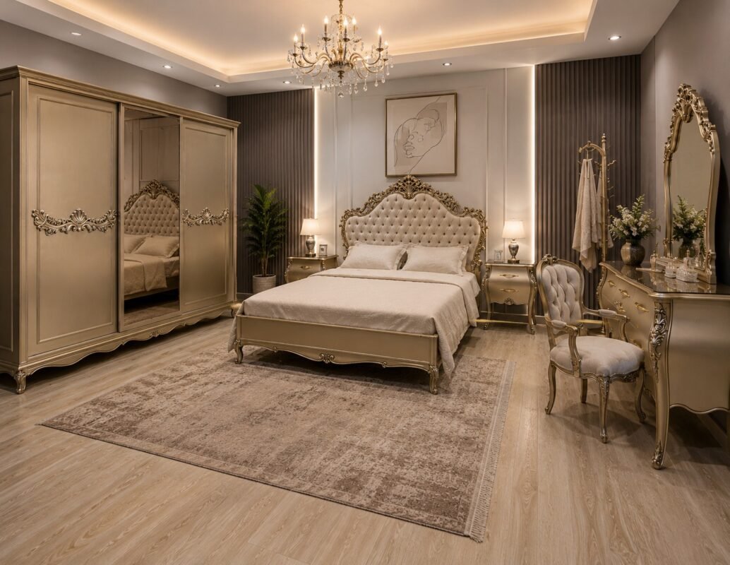 غرفة نوم ريتش نيو كلاسيك 2 | Best Luxury Rich Bedroom من دمياط 2026