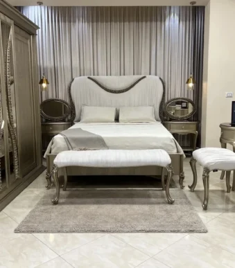 غرفة نوم الزهور - غرف نوم نيو كلاسيك