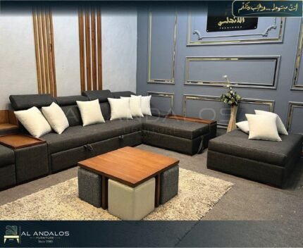 غرفة معيشة بلاين كتان - Plain Ketan Living Room