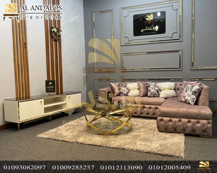 غرفة معيشة لافندر