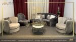 أنتريه راوند - Round sofa set