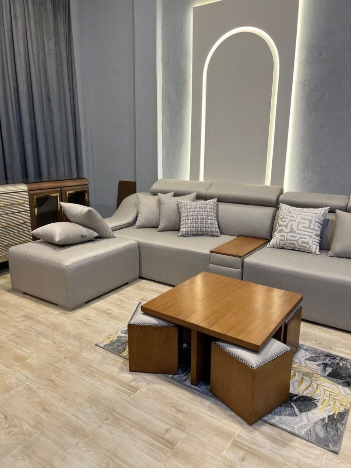 غرفة معيشة بلاين كتان - Plain Ketan Living Room