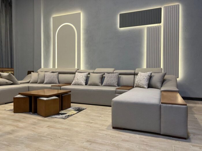 غرفة معيشة بلاين كتان - Plain Ketan Living Room