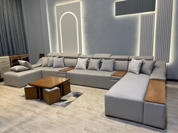 غرفة معيشة بلاين كتان - Plain Ketan Living Room