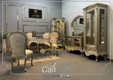 غرفة سفرة الزهور لوكانز تصميم طبيعي أنيق،