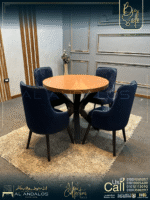 تربيزة سفرة بلاك وود - Black wood Dining Table