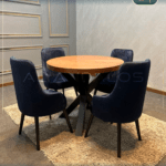 تربيزة سفرة بلاك وود - Black wood Dining Table