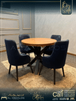 تربيزة سفرة بلاك وود - Black wood Dining Table