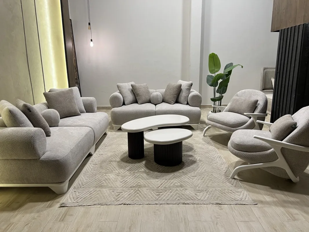 Best Rio Sofa Set 2026 | أنتريه ريو كنبتين + 2 فوتيه بتصميم عصري قوي