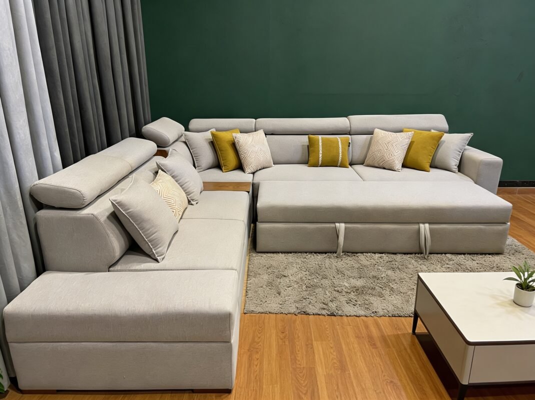 غرفة معيشة بلاين كتان - Plain Ketan Living Room