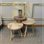 3 تربيزة متداخل داير مودرن