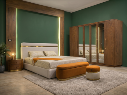 غرفة نوم نيبال 7 قطع | Best Luxury Modern Bedroom من دمياط 2026