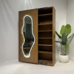 Soma Shoe Cabinet خزانة أحذية سوما تصميم عصري من خشب زان وأبلكاش روسي مع دهانات أستر ودكو فرن لتنظيم الأحذية داخل المنزل.