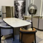 غرفة سفرة رويال بلاك - سفرة مودرن