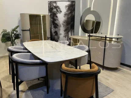 غرفة سفرة رويال بلاك - Royal Black dining room