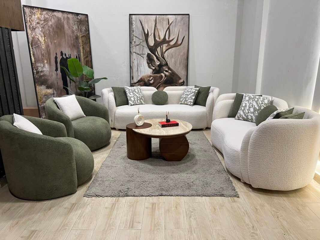 Roca Sofa Set – Modern Elegant Living Room Design