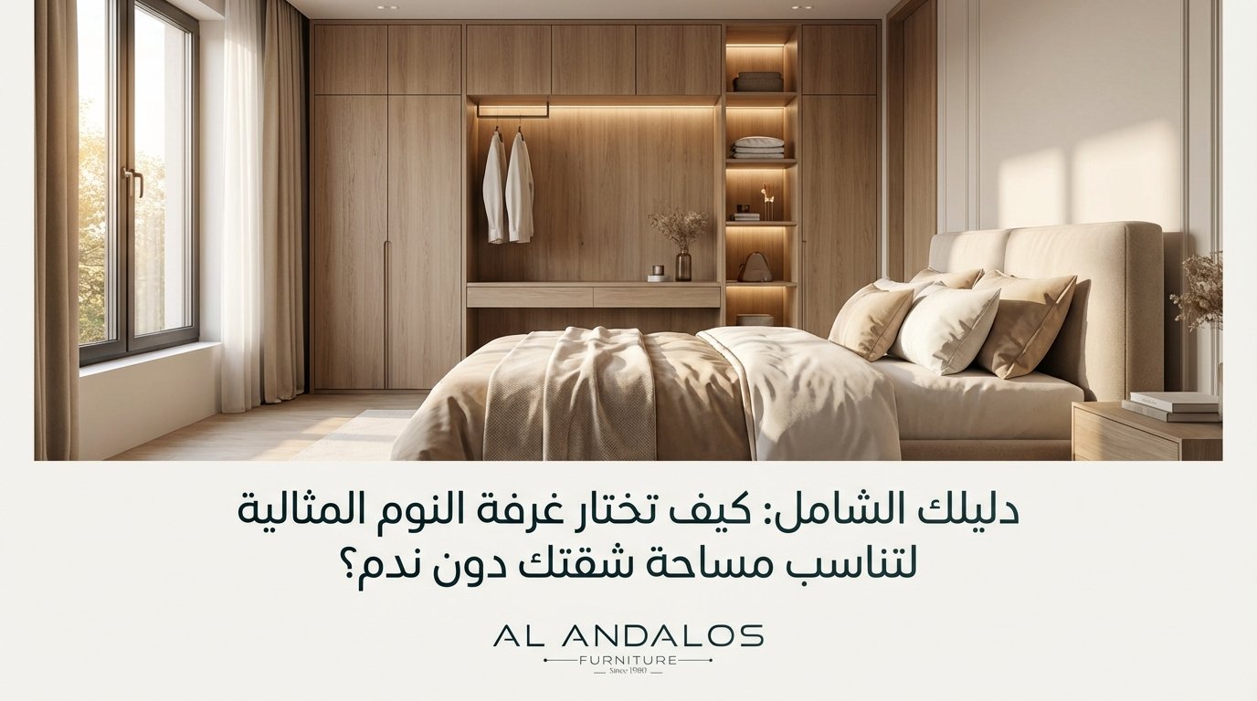 دليلك الشامل: كيف تختار غرفة نوم مثالية تناسب مساحة شقتك دون ندم؟ 1 fa2f9b981e
