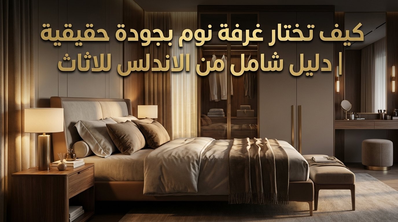 كيف تختار غرفة نوم بجودة حقيقية | دليل شامل من الاندلس للاثاث 1 Furniture brand blog 202603181136
