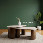 ترابيزة ليفينج مودرن قطعتين بتصميم Side Table أنيق لغرف المعيشة والانتريه
