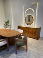 Piano Dining Room | A Symphony of Natural Wood